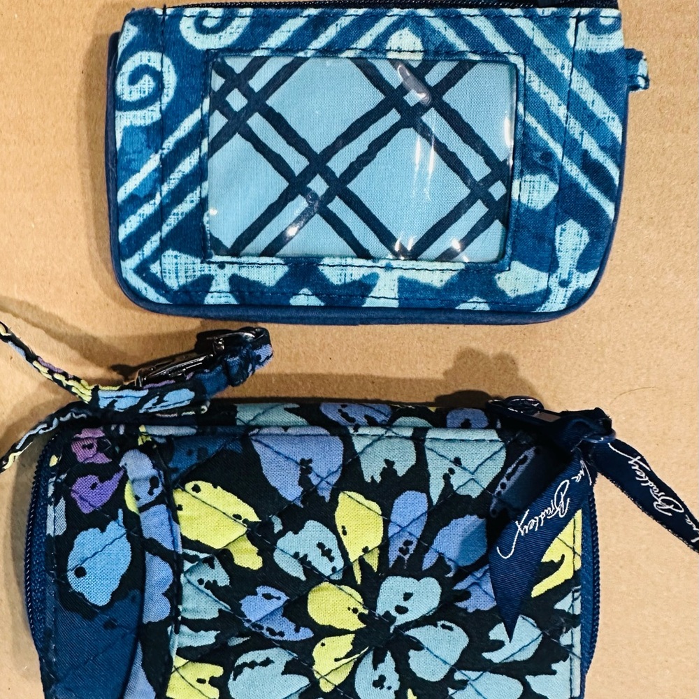Vera Bradley Blue and Yellow Floral Clutches - Picture 3 of 4